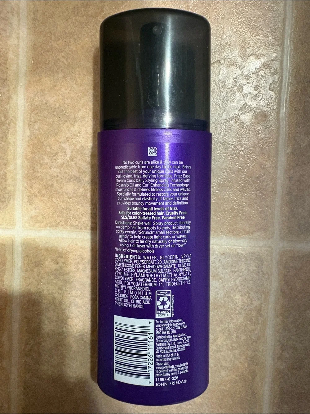 John Frieda Frizz Ease Dream Curls Daily Styling Spray
